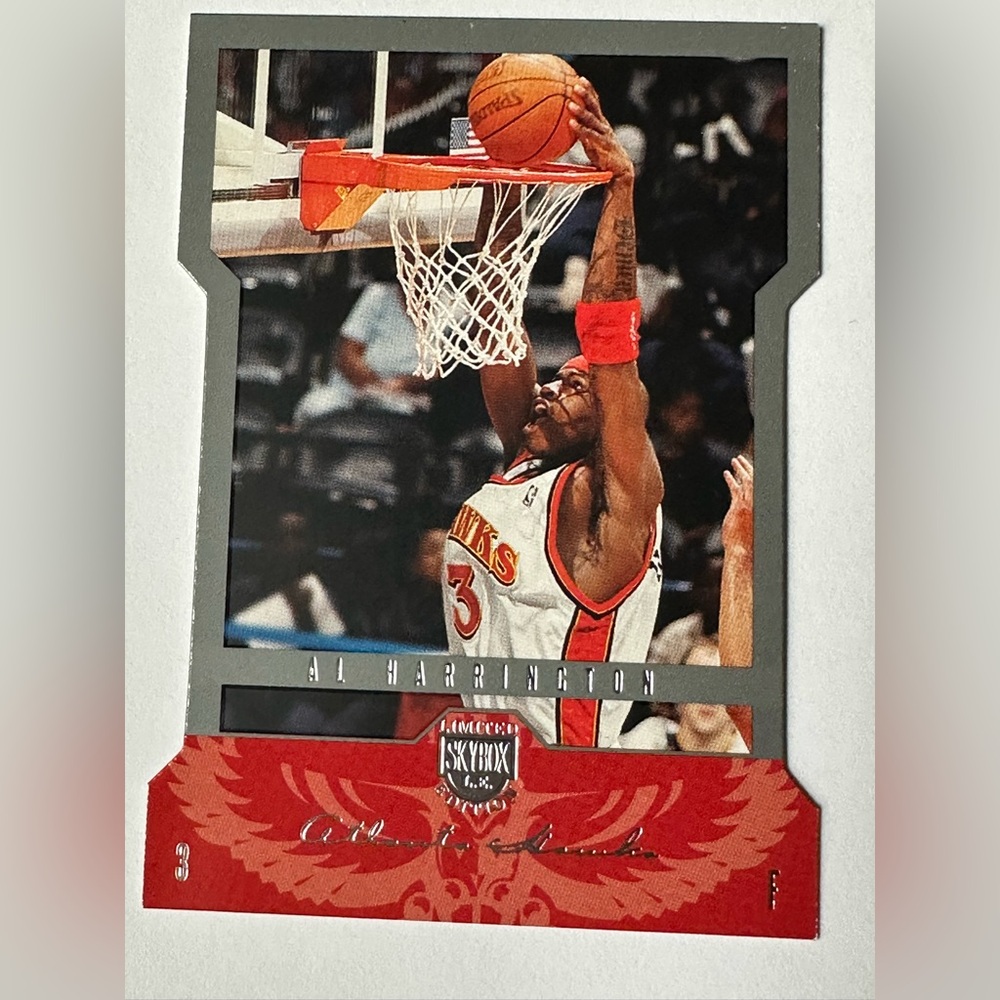 Al Harrington. - SkyBox Basketball Trading Card - Red/White